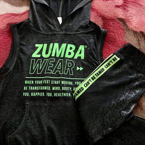 Zumba bundle top+crop leggings, zumbawear